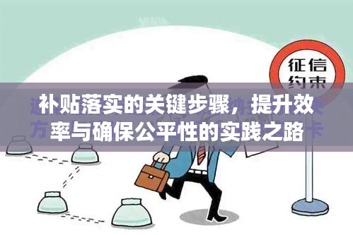 补贴落实的关键步骤，提升效率与确保公平性的实践之路